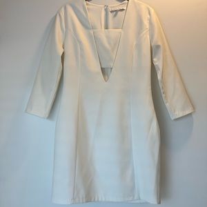 English Factory White Cutout Mini Dress